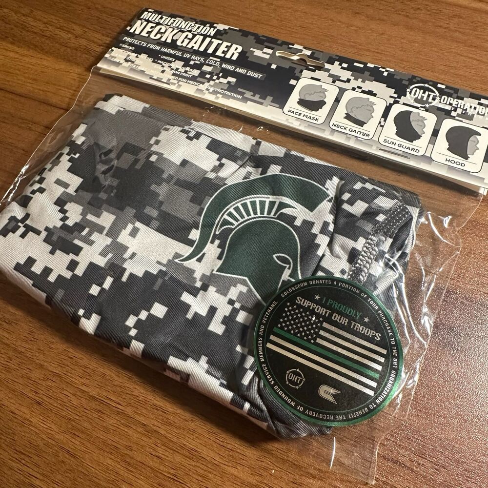Michigan State University Multifunction Neck Gaiter, Unisex